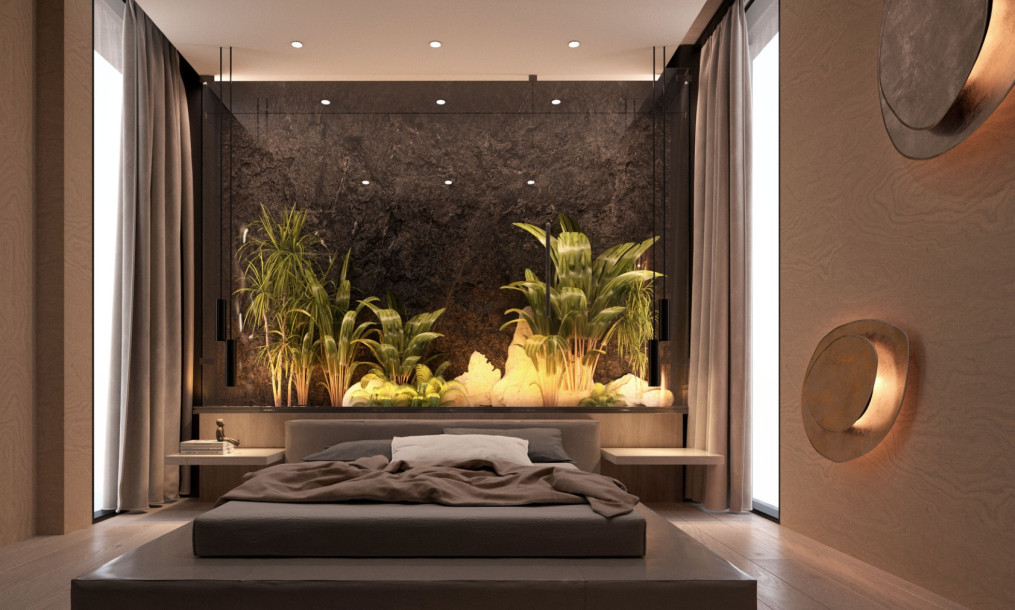 Satılık 4+1  Oyun odası , Sinema odası , özel fitness ve Sauna ,  terasta yaşam alanı Süper Lüks Villa – Girne Ozanköy–-7