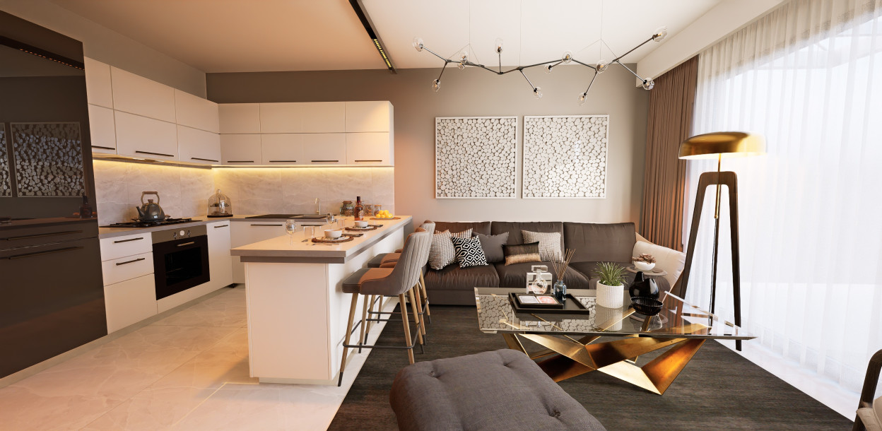 Luxury Studio and Studio Loft Apartments in Iskele Boğaz Area!-2