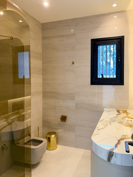 Satılık 4+1  Oyun odası , Sinema odası , özel fitness ve Sauna ,  terasta yaşam alanı Süper Lüks Villa – Girne Ozanköy–-10
