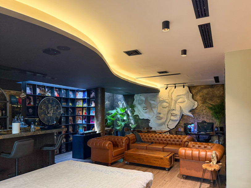 Satılık 4+1  Oyun odası , Sinema odası , özel fitness ve Sauna ,  terasta yaşam alanı Süper Lüks Villa – Girne Ozanköy–-18