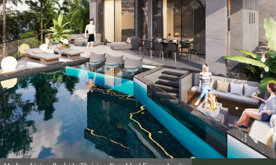 Satılık 4+1  Oyun odası , Sinema odası , özel fitness ve Sauna ,  terasta yaşam alanı Süper Lüks Villa – Girne Ozanköy–